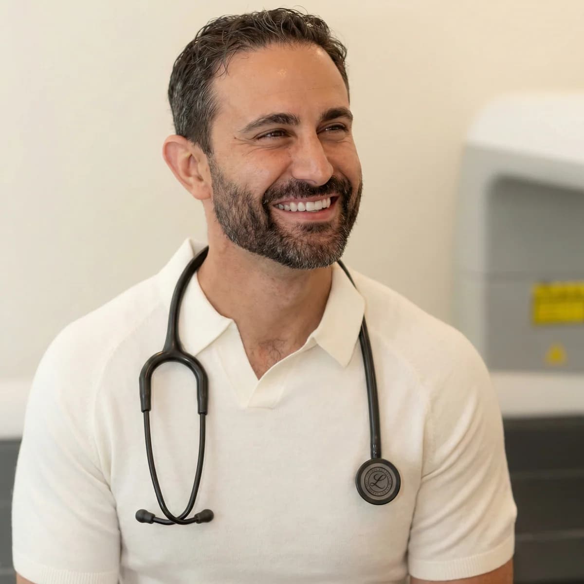 Close up photo of Dr. Alan Viglione, smiling